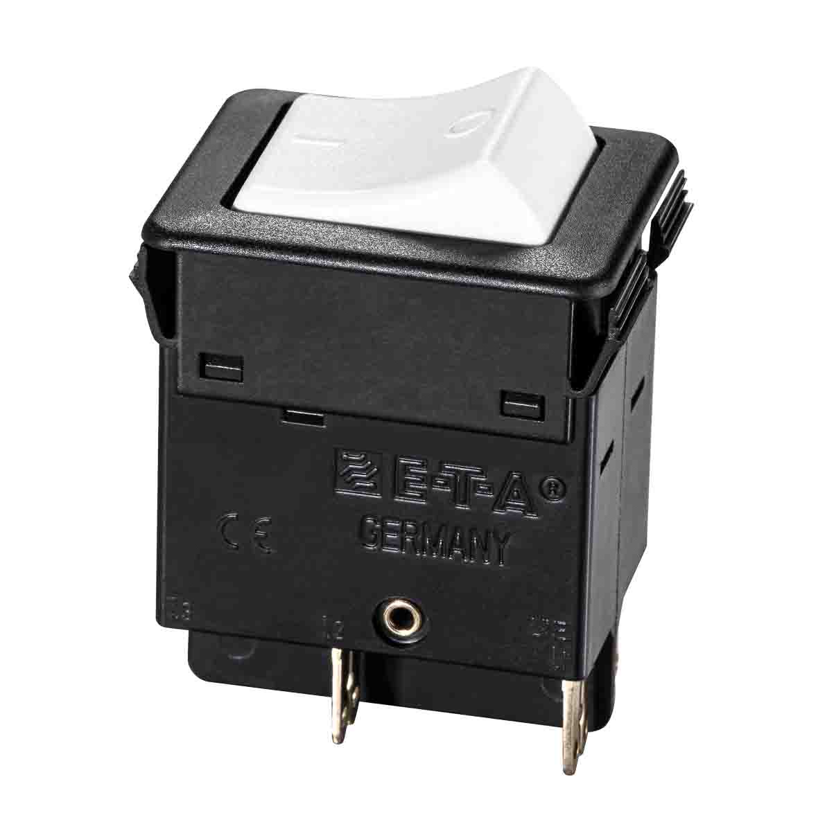 ETA 3130 Thermal Circuit Breaker - 2-Pole, Snap-in, 1A Current Rating, 25 A, 240V ac, 28 V dc