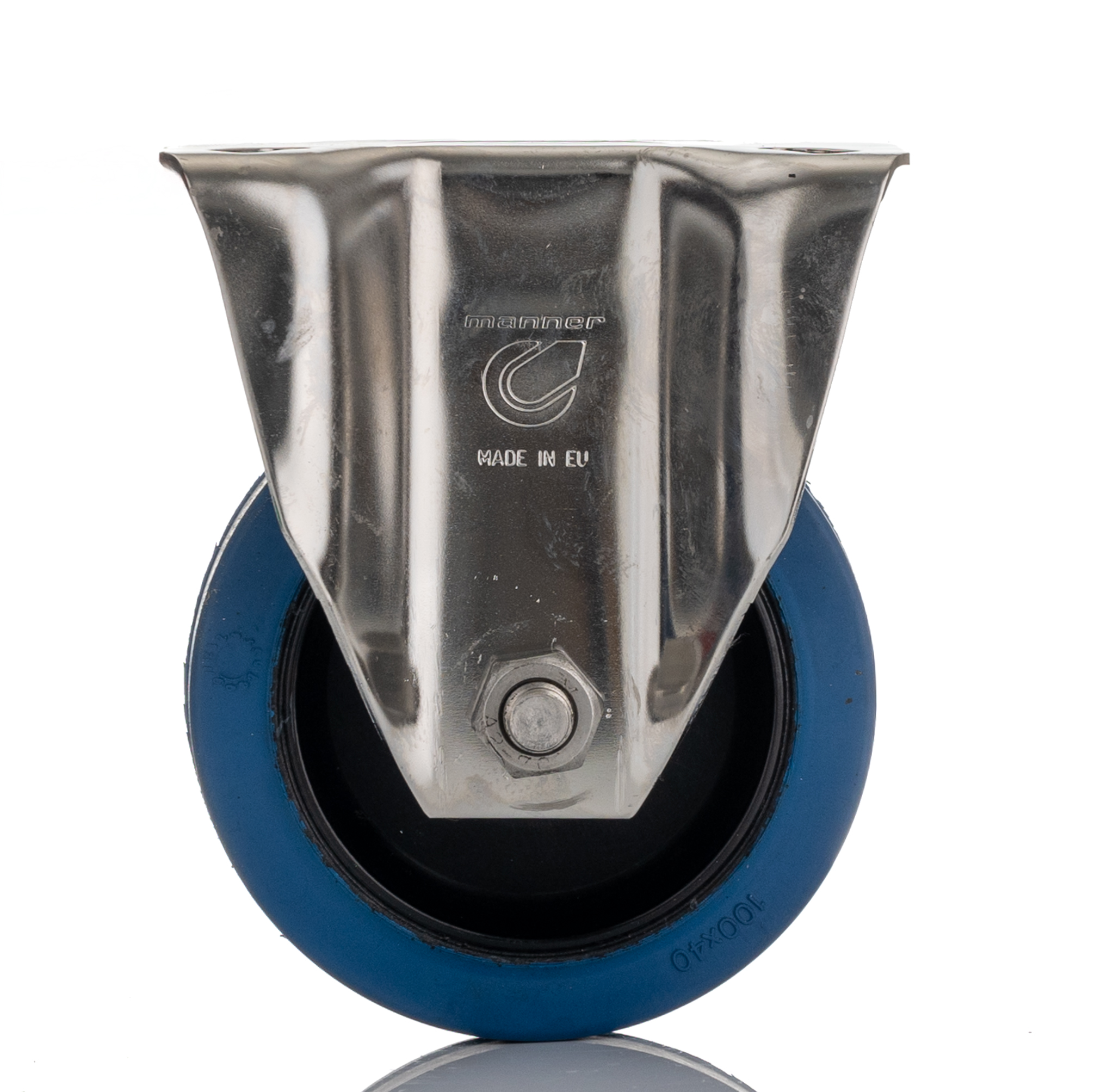 31323b LAG Fixed Castor, 150 kg Capacity, 100 mm Wheel