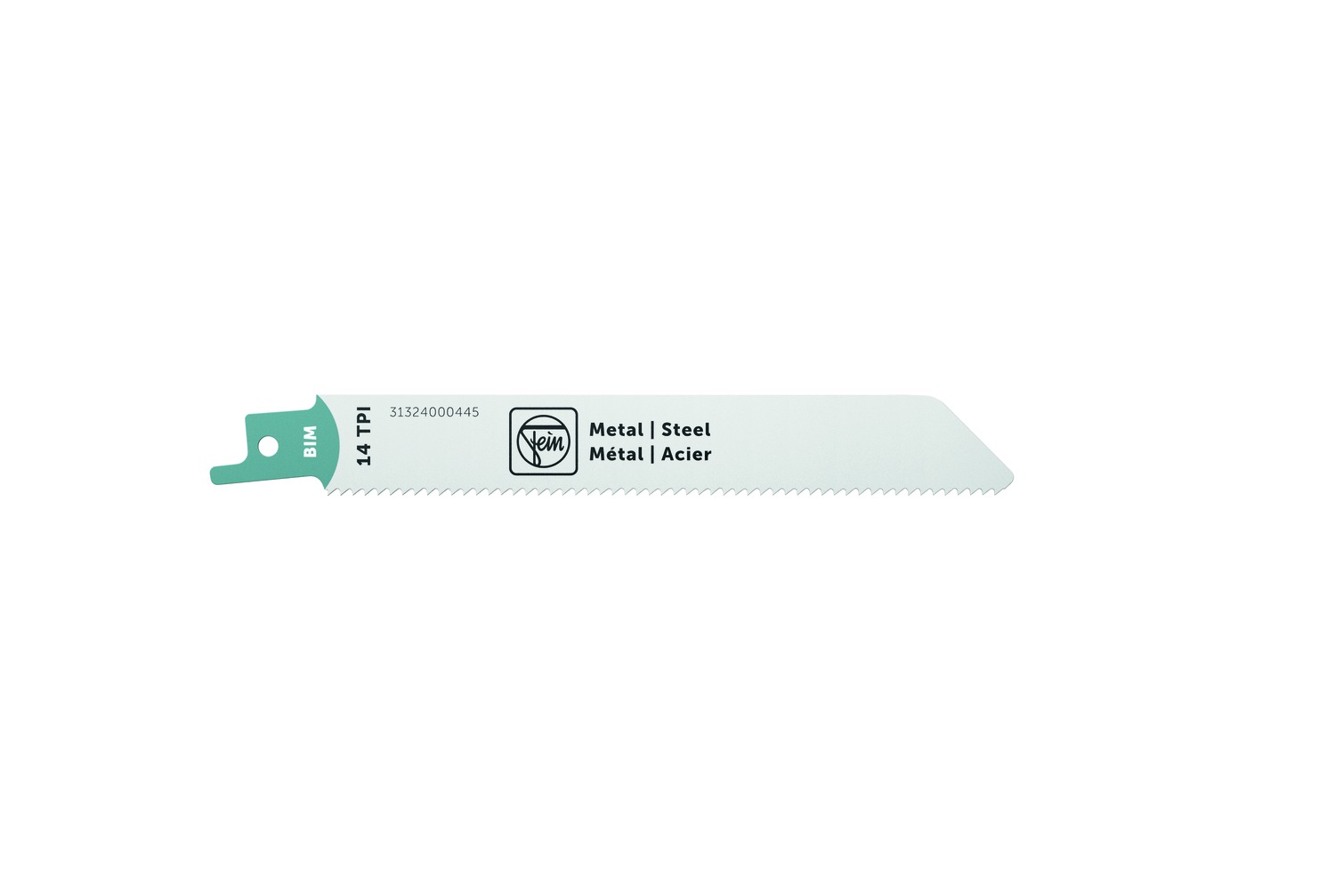 FEIN, 14 Teeth Per Inch Stainless Steel, Non-Ferrous Metal, Steel 150 mm 3