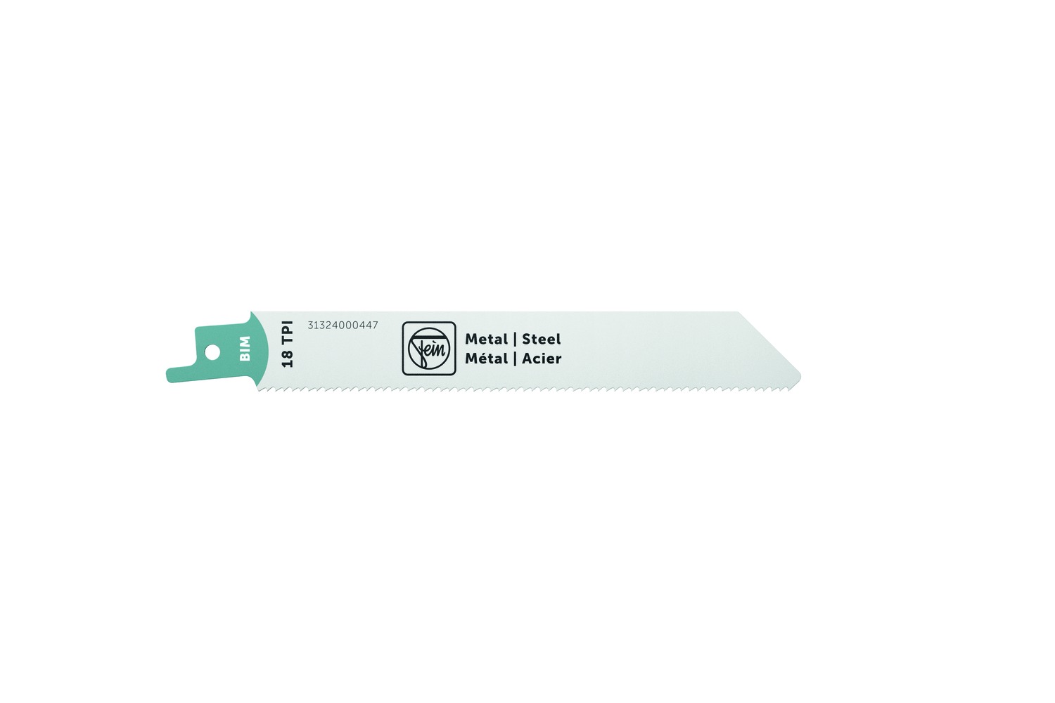 FEIN, 18 Teeth Per Inch Stainless Steel, Steel 150 mm 3