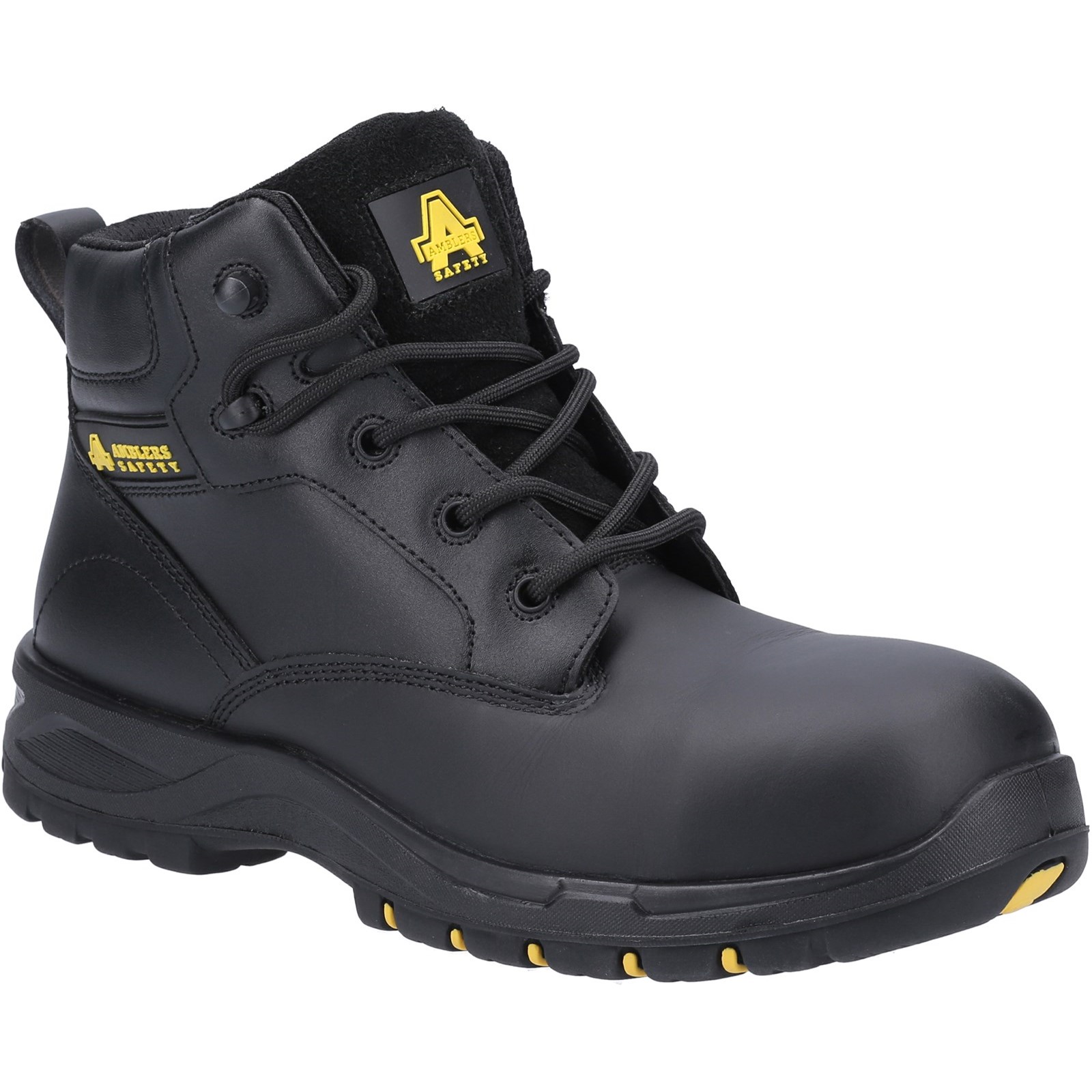 Amblers AS605C KIRA Black Fibreglass Toe Capped Women's Safety Boots 6, EU 39 Standard EN ISO20345:2011