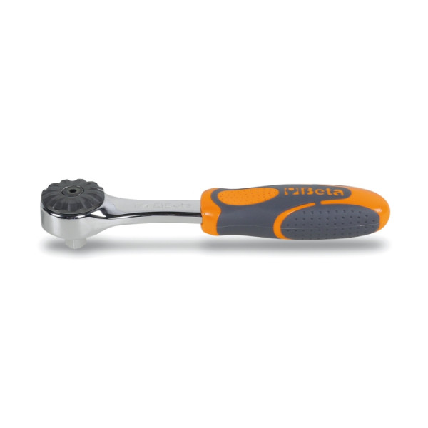 BETA 900/55Z 1/4 in Round Ratchet with Ratchet Handle, 126 mm Overall