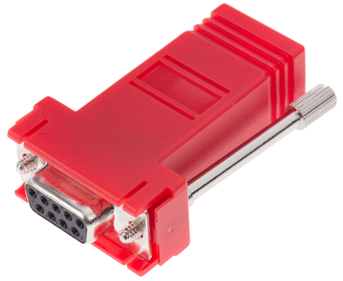 RS PRO D-Sub Adapter 9-Way D-Sub to Female Female RJ45 Female Female