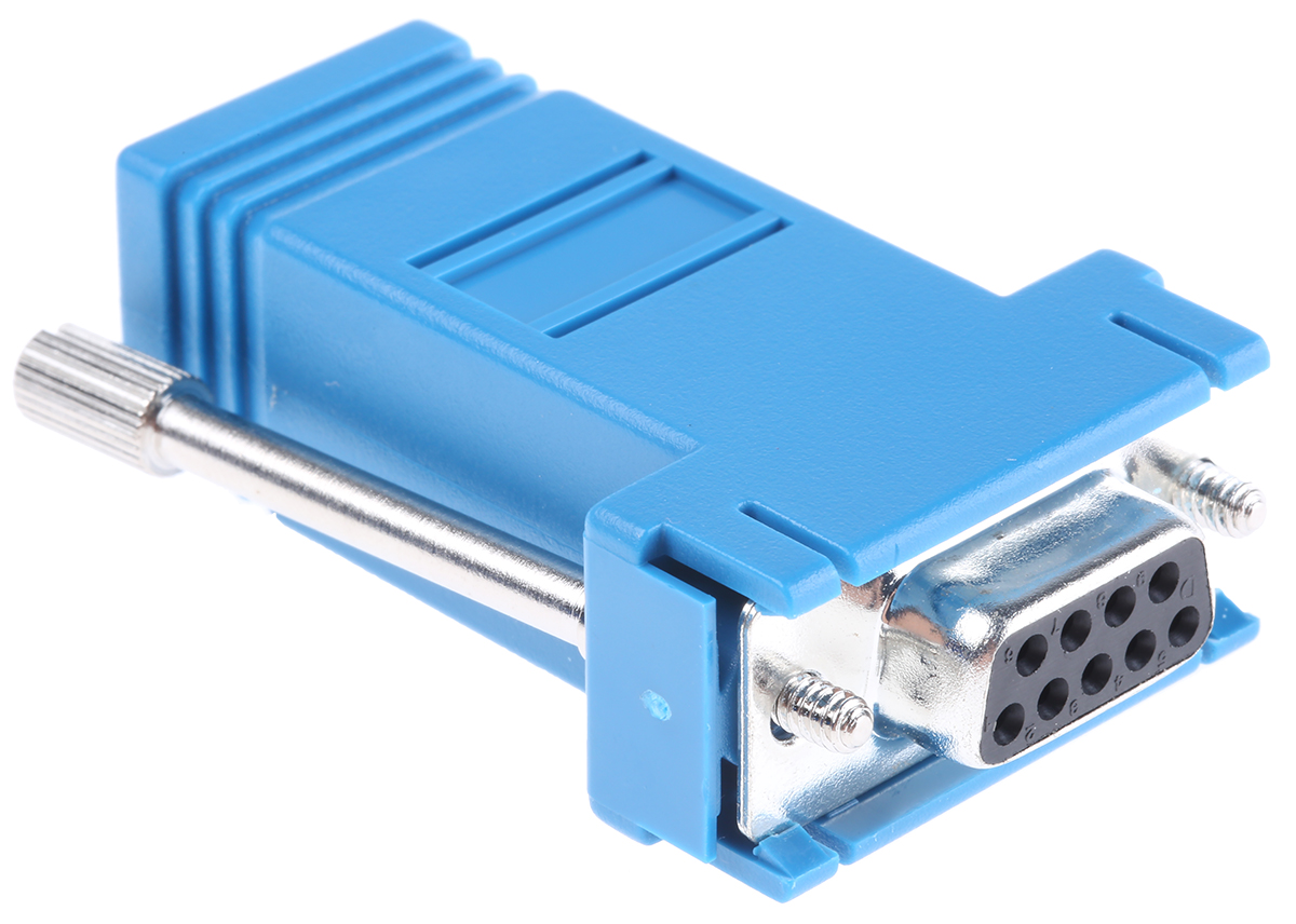 RS PRO D-Sub Adapter 9-Way D-Sub to Female Female RJ45 Female Female