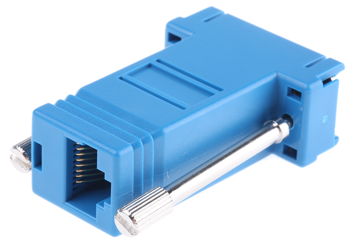 314-8155 RS PRO D-Sub Adapter 9-Way D-Sub to Female Female RJ45 Female Female