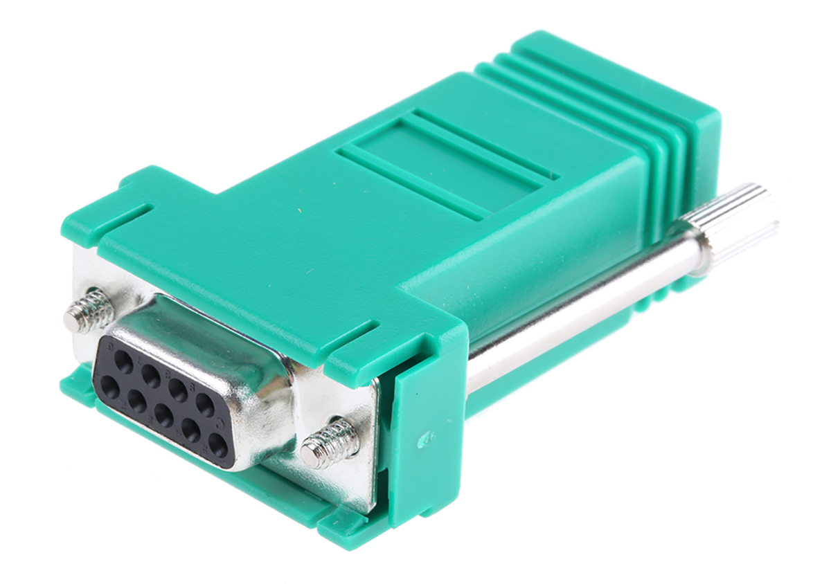 RS PRO D-Sub Adapter 9-Way D-Sub to Female Female RJ45 Female Female