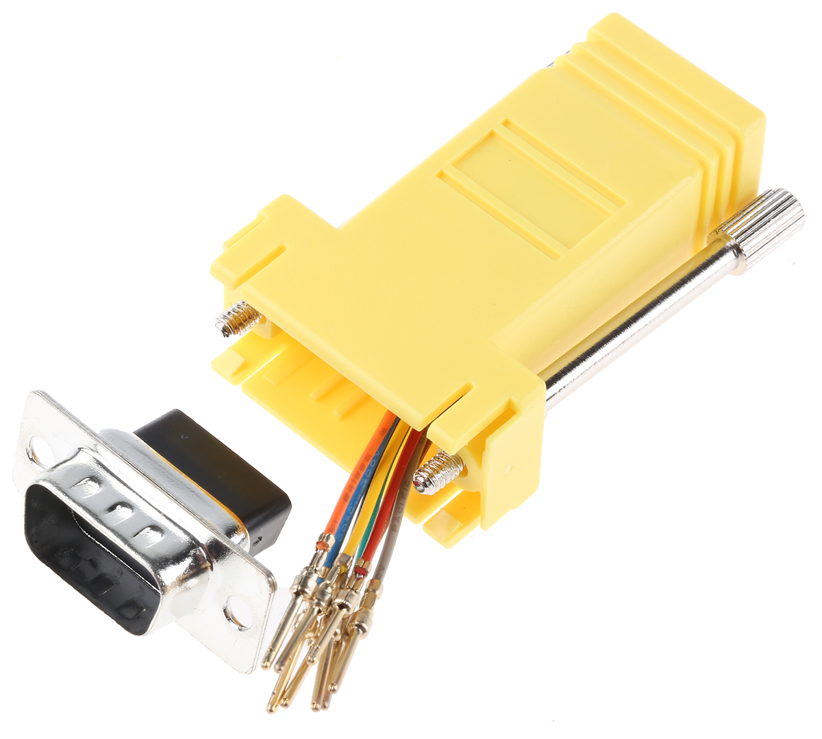 RS PRO D-Sub Adapter 9-Way D-Sub to Male Male RJ45 Female Female