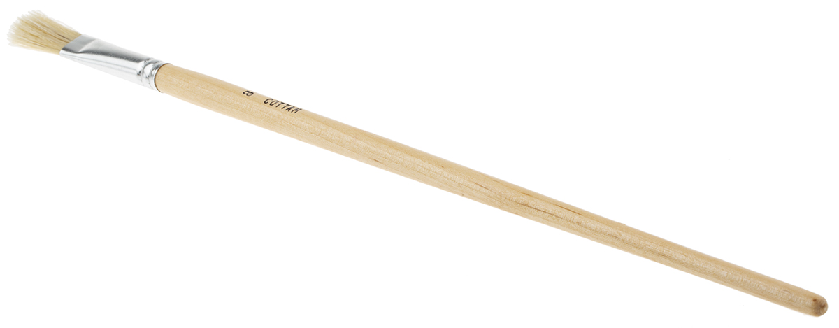 315-2148 Cottam Thin, 12.7 mm Synthetic Paint Brush with Flat Bristles