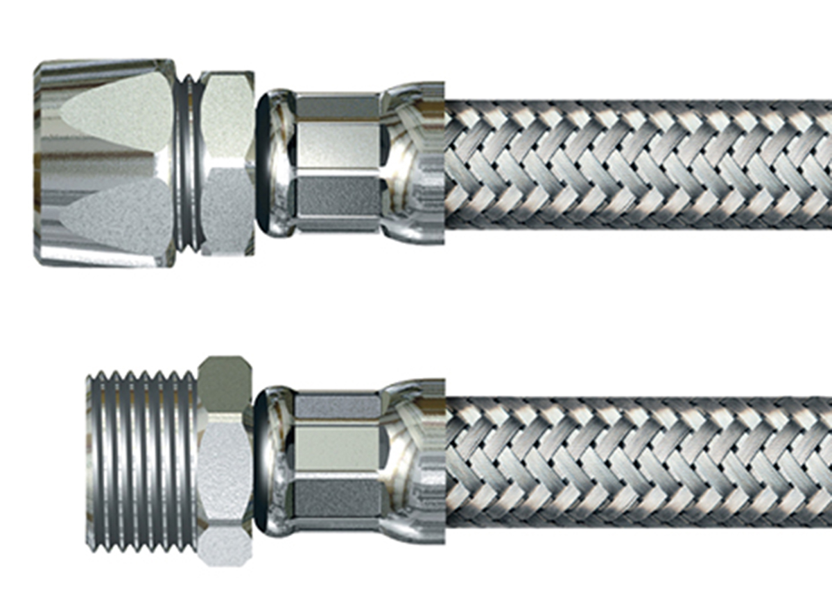 Watts Hose Assembly, Male 10 mm Male, 10 bar, 300 mm Long