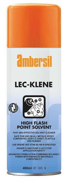 Ambersil LEC-KLENE Cleaner 400 ml Aerosol