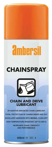 Ambersil Moly Chain Lubricant Oil 400 ml Aerosol