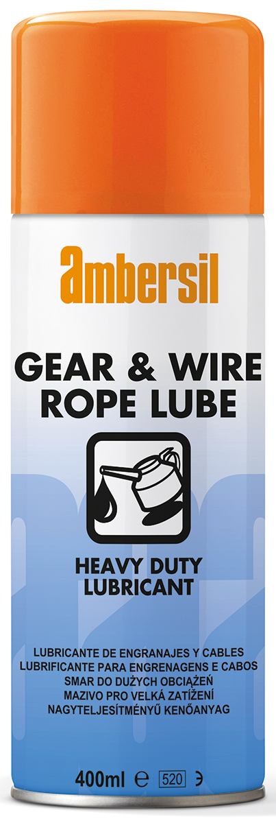 Ambersil Gear & Wire Rope Lube Lubricant 400 ml Aerosol