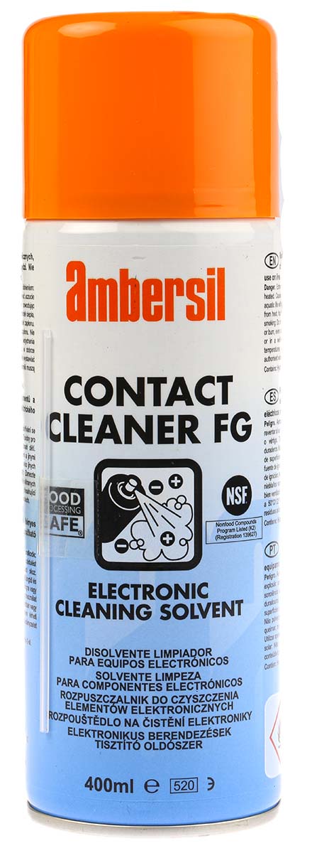 Ambersil Contact Cleaner FG Cleaner 400 ml Aerosol