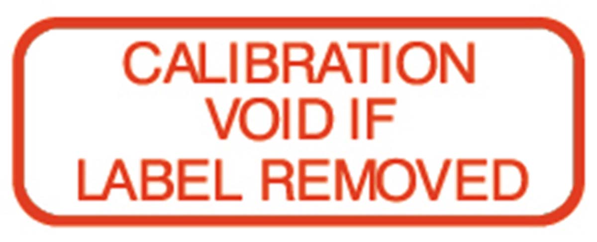 316-4775 RS PRO Adhesive Pre-Printed Red Label-Calibration Void If Label Removed-. Quantity: 140 Per Pack