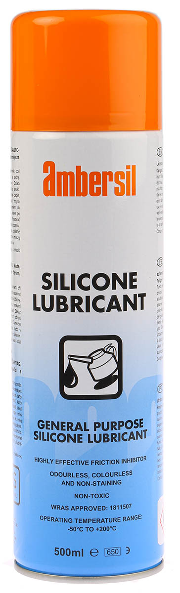 Ambersil Silicone LUBRICANT Lubricant Silicone 500 ml Aerosol