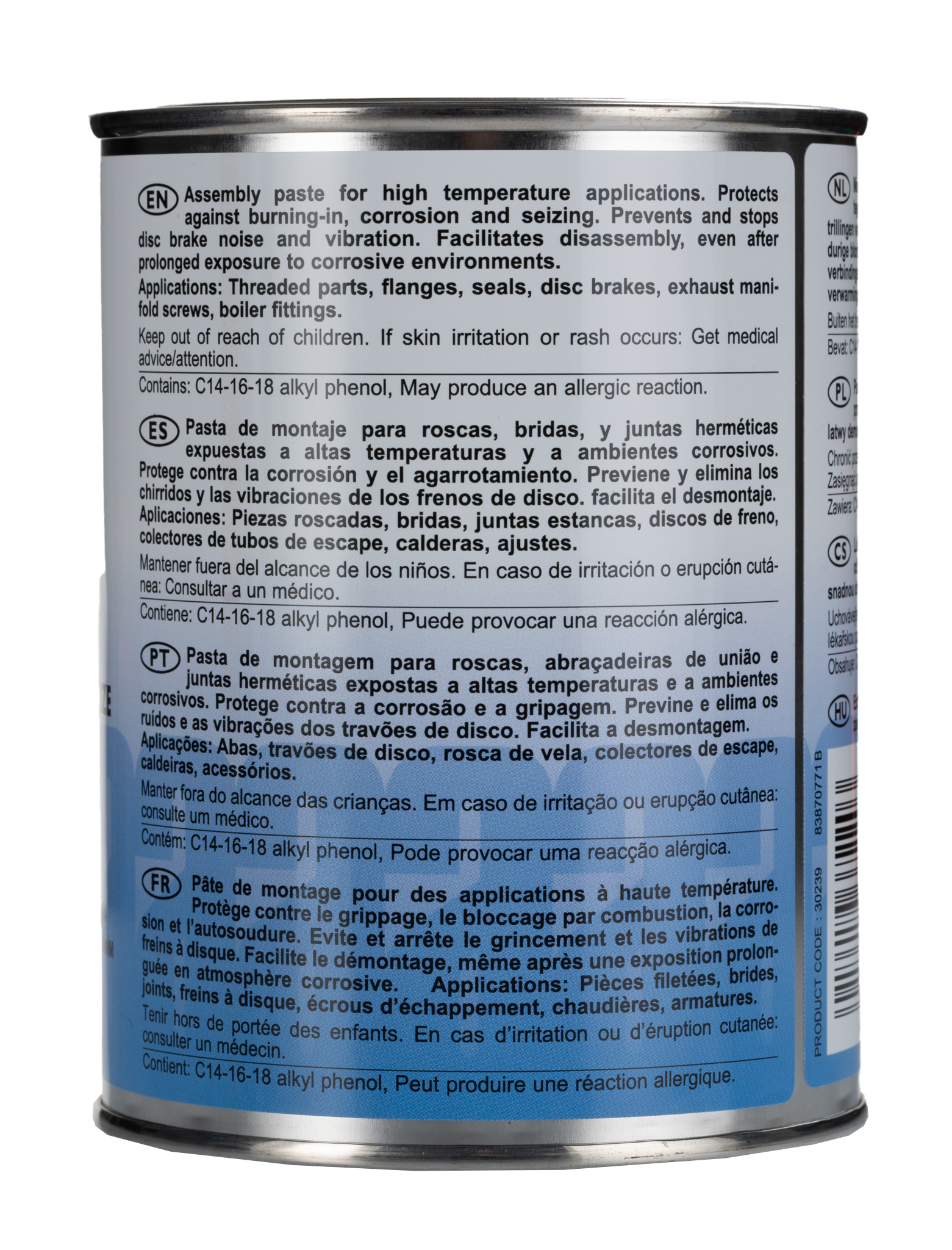 31652-aa Ambersil Copper Anti-seize Lubricant Copper 500 g Tin