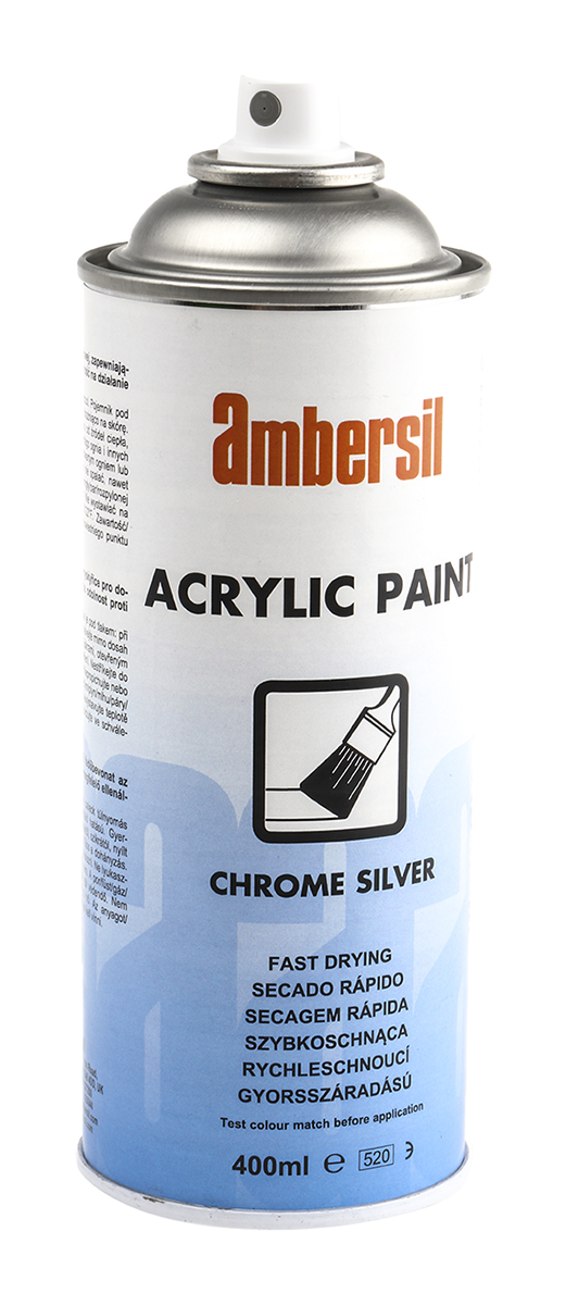 Ambersil 400 ml Silver Gloss Spray Paint