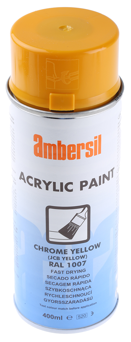 Ambersil 400 ml RAL 1007 Yellow Gloss Spray Paint