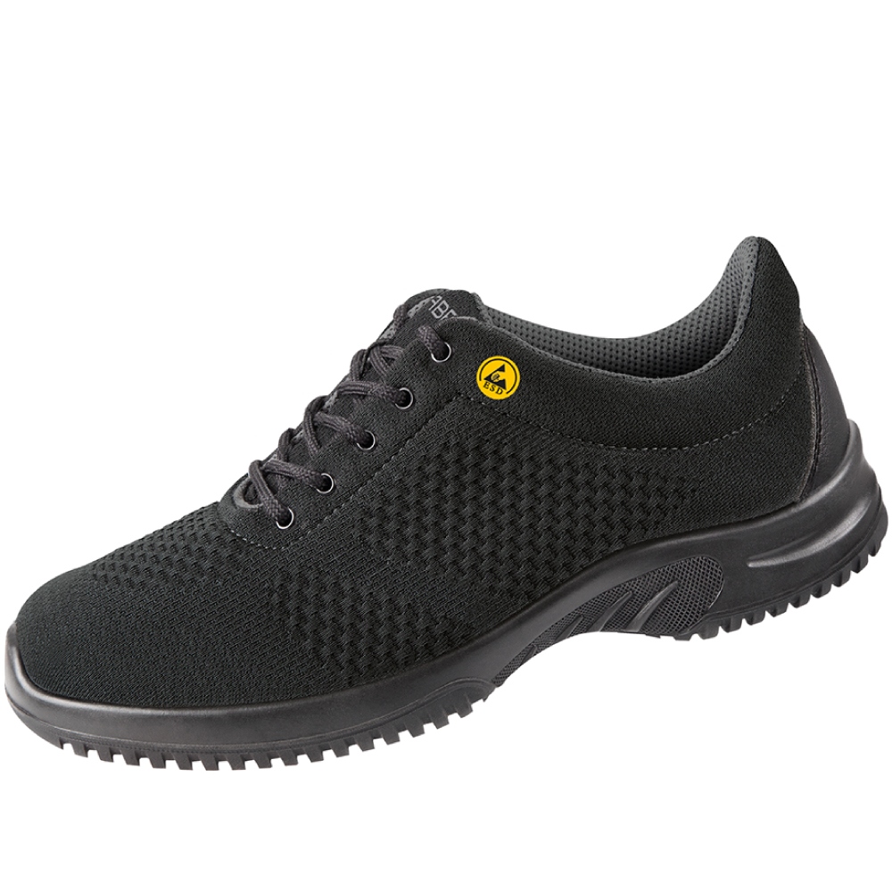 Abeba 31676 Unisex Black Steel Safety Shoes, UK 6.5, EU 41