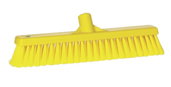 Vikan Broom, Yellow With Polypropylene Bristles for Dry Areas