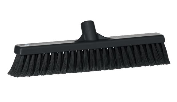 Vikan Broom, Black With Polypropylene Bristles for Dry Areas