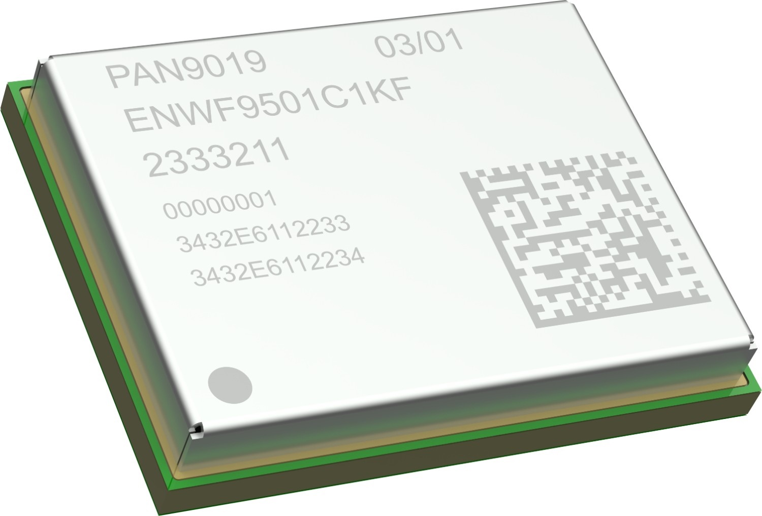 Panasonic ENWF9501C1KF 1.8 → 3.3V WiFi Module, IEEE802.11ac/a/b/g/n SDIO, UART