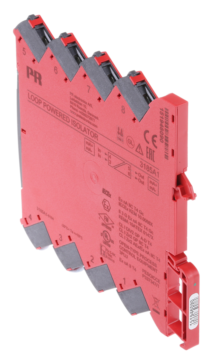 3185a1 PR Electronics MINI MCR-SL-IDS-I-I Series Signal Conditioner, Current Input, Current Output, ATEX