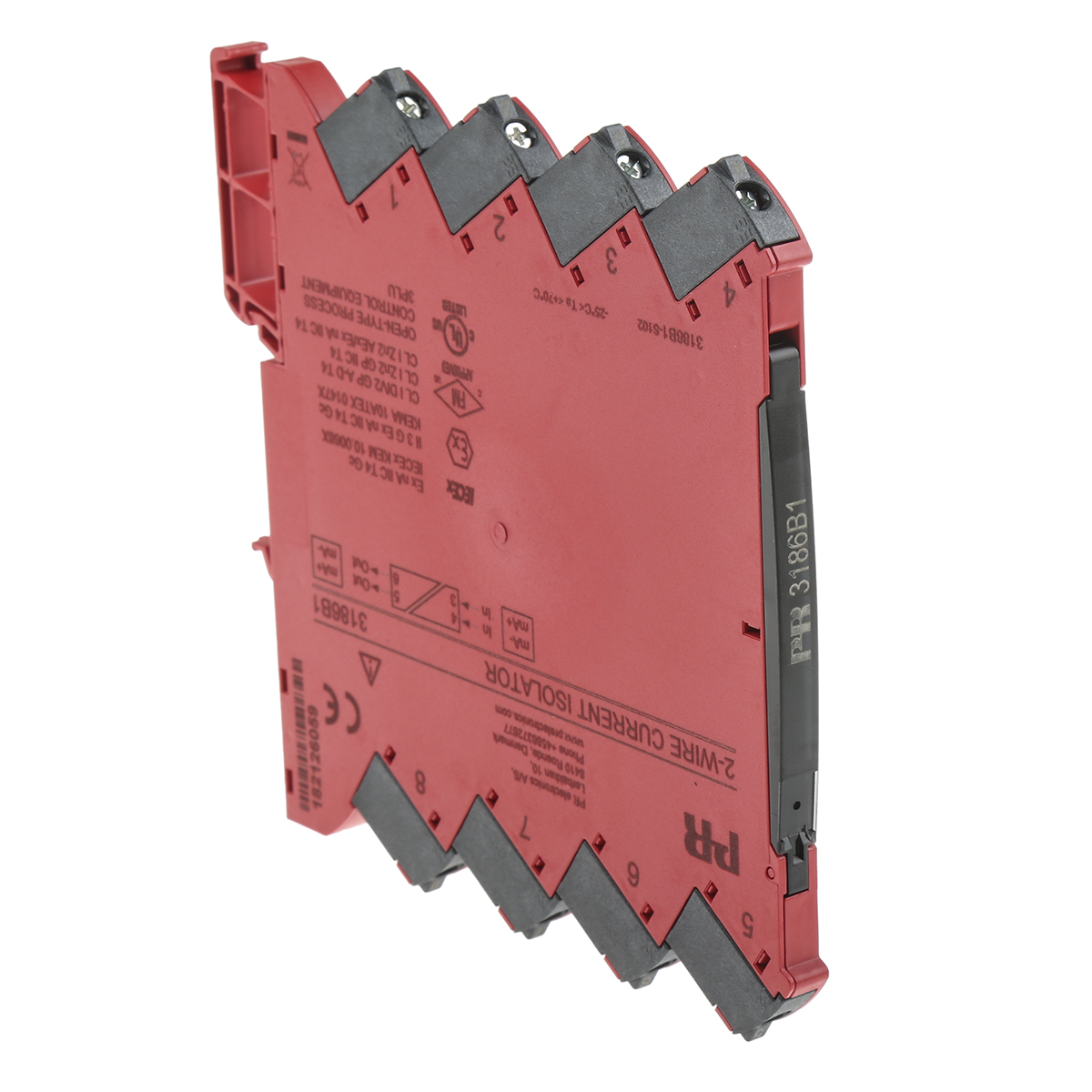 PR Electronics 3 Series Signal Conditioner, Current Input, Current Output, 35V dc, 6 V dc Supply, IECEx, ATEX