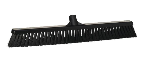 Vikan Broom, Black With Polypropylene Bristles for Dry Areas