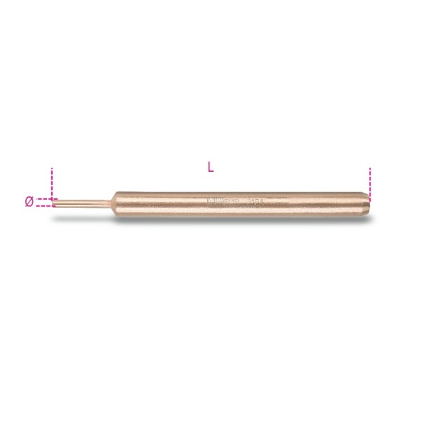 BETA 1-Piece Punch Set, 31Ba Punch, 3mm Shank, 110 mm Overall