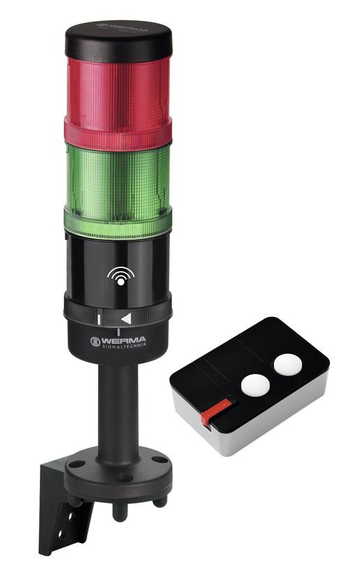 Werma KombiSIGN 72 Series Green, Red Signal Tower, 3 Lights, 230 V ac