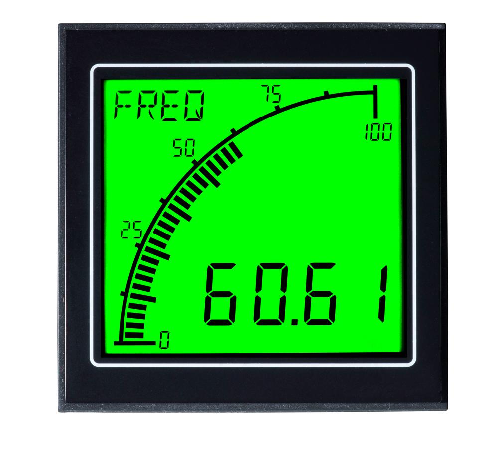 apm-freq-apo Trumeter APM LCD Digital Panel Multifunction Meter for Frequency,  68 mm  x 68 mm