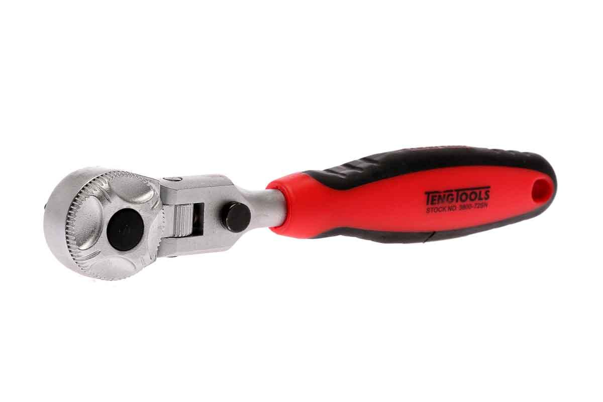 3800-72sn Teng Tools 3/8 in Square Ratchet with Ratchet Handle, 36 mm Overall