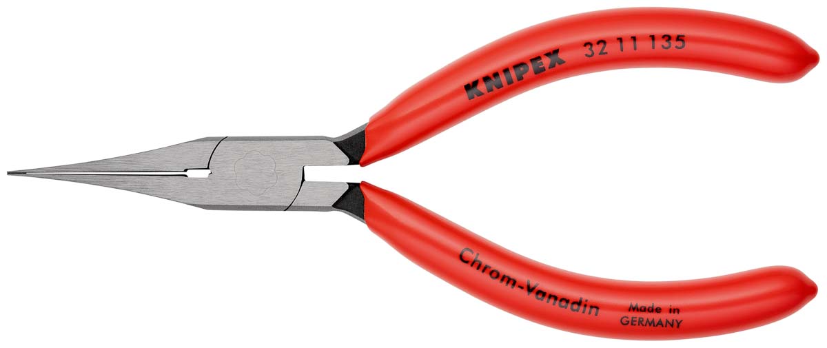 32-11-135 Knipex 32 11 1-Piece Long Nose Plier, 135 mm Overall, 34mm Jaw
