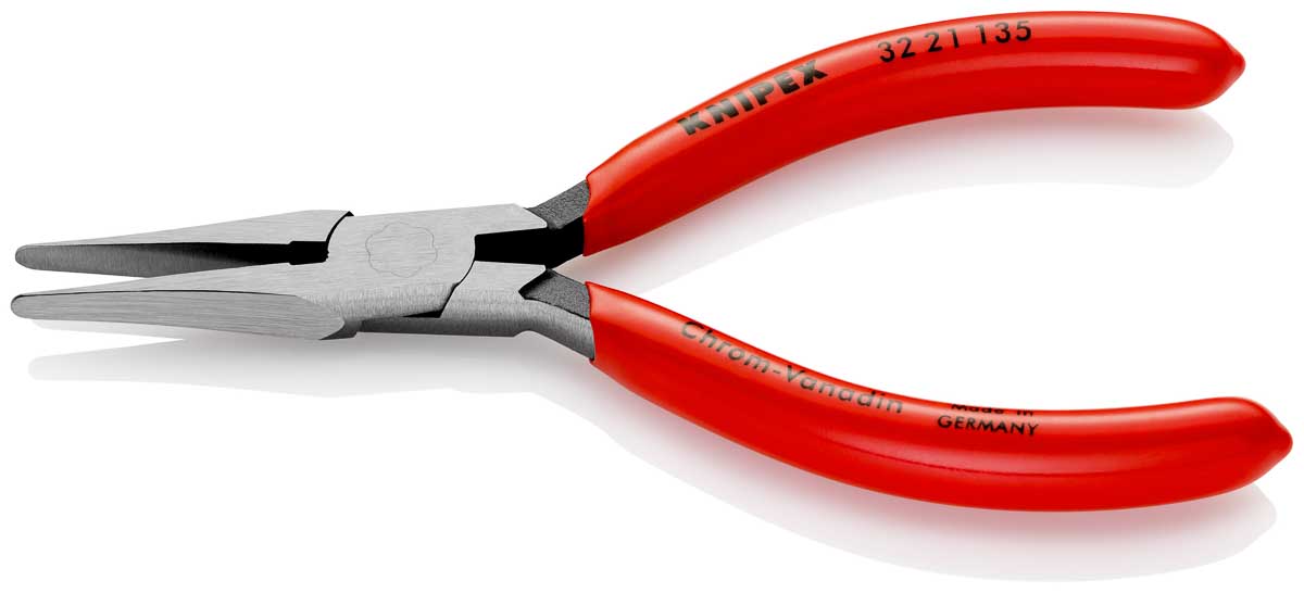 32-21-135 Knipex 32 21 1-Piece Long Nose Plier, 135 mm Overall, 34mm Jaw
