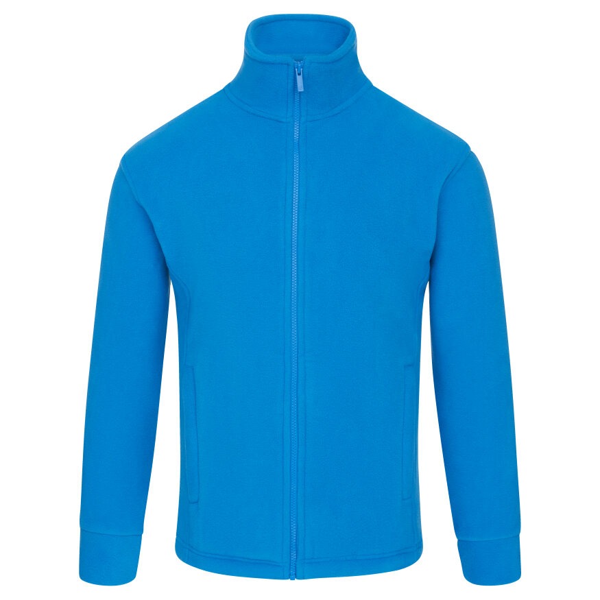 Orn 3200 Blue 100% Polyester Unisex Zip Fleece Jacket L