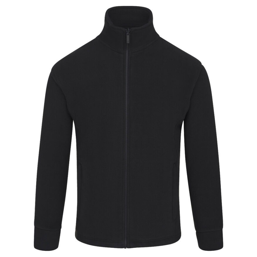 Orn 3200 Black 100% Polyester Unisex Zip Fleece Jacket XL
