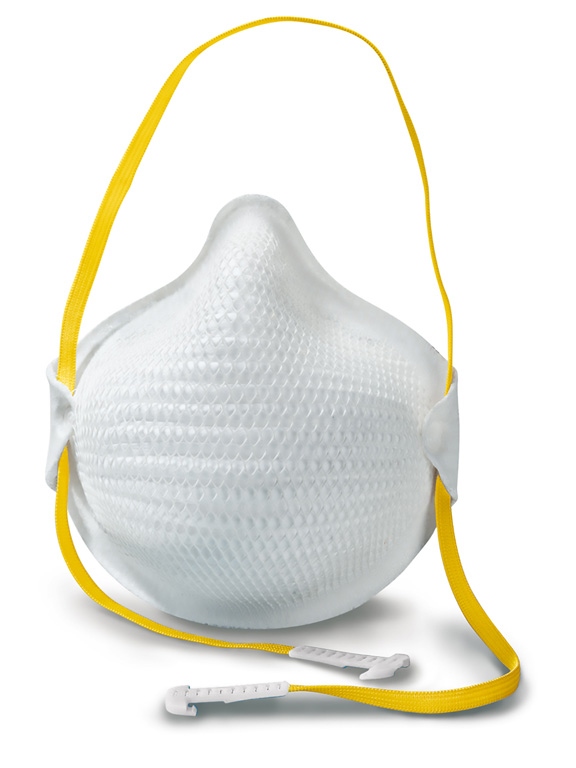 Moldex Air Series Disposable Respirator for General Purpose Protection Valved, FFP3 10 Per Pack per Package Moulded