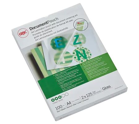GBC Clear A4 100 Per Pack