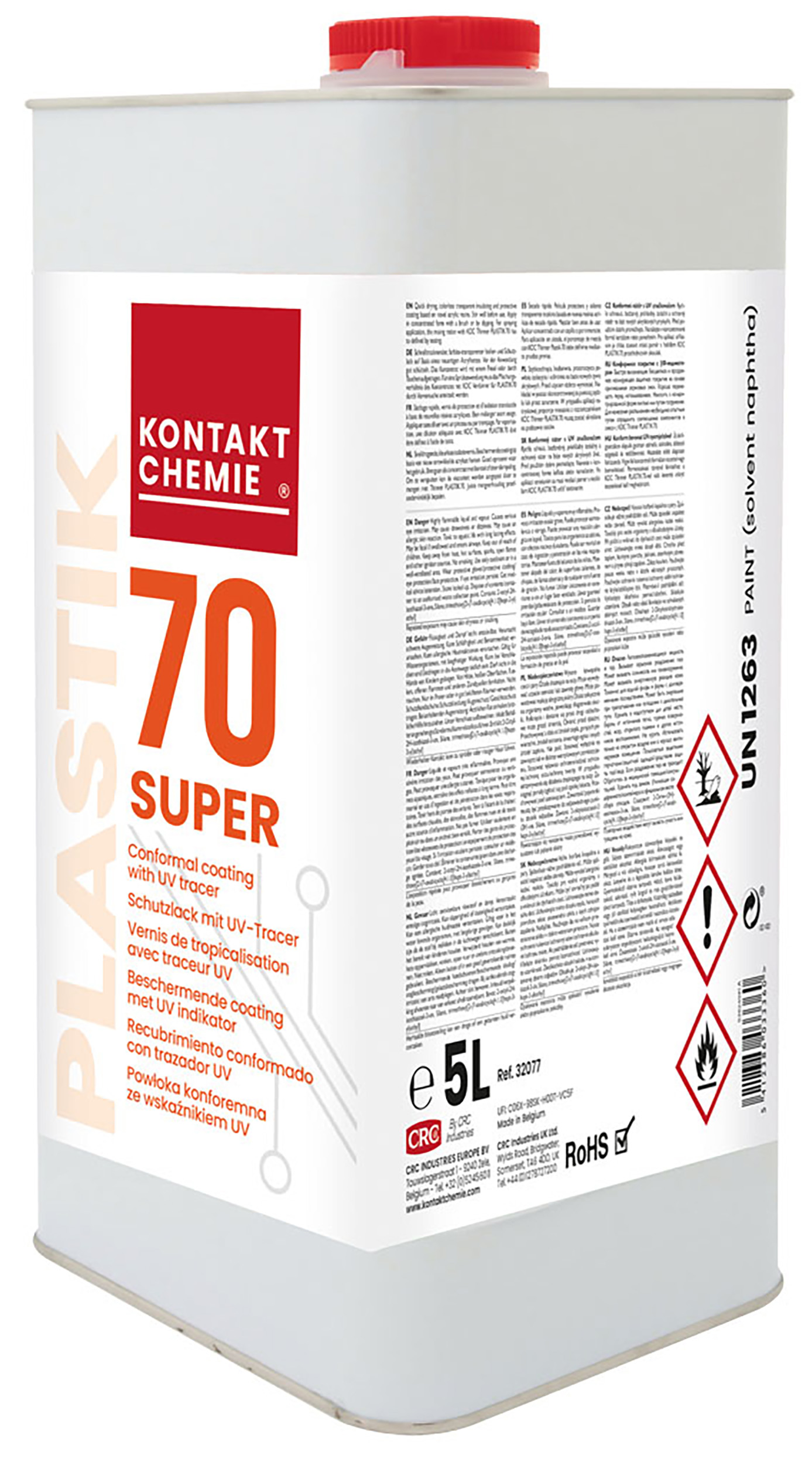 Kontakt Chemie Transparent Acrylic Resin Conformal Coating for Automotive Electricity, Marine, Electronic Materials,