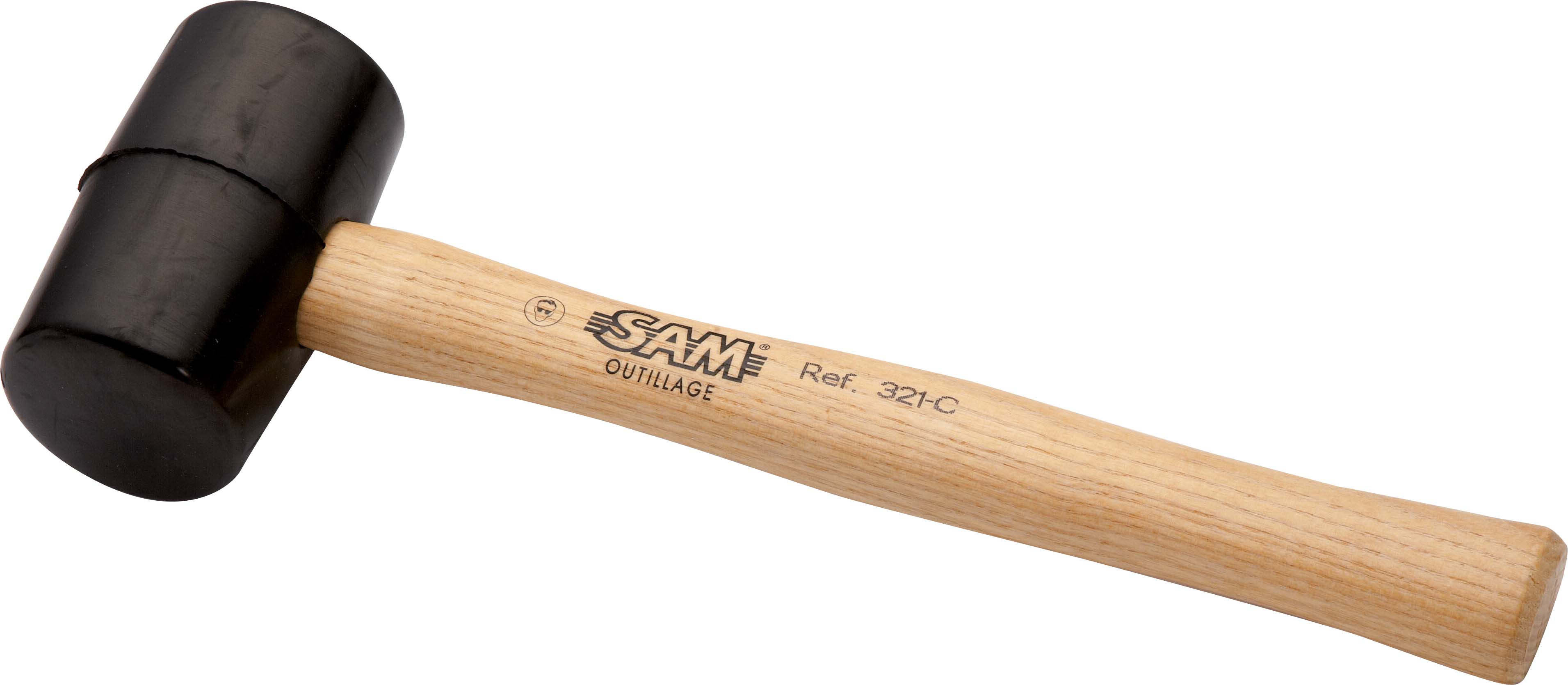 SAM Rubber Mallet Replaceable Face 450 g