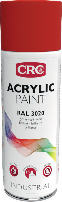 CRC 400 ml RAL 3020 Red Gloss Spray Paint