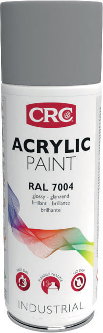 CRC 400 ml RAL 7004 Grey Gloss Spray Paint