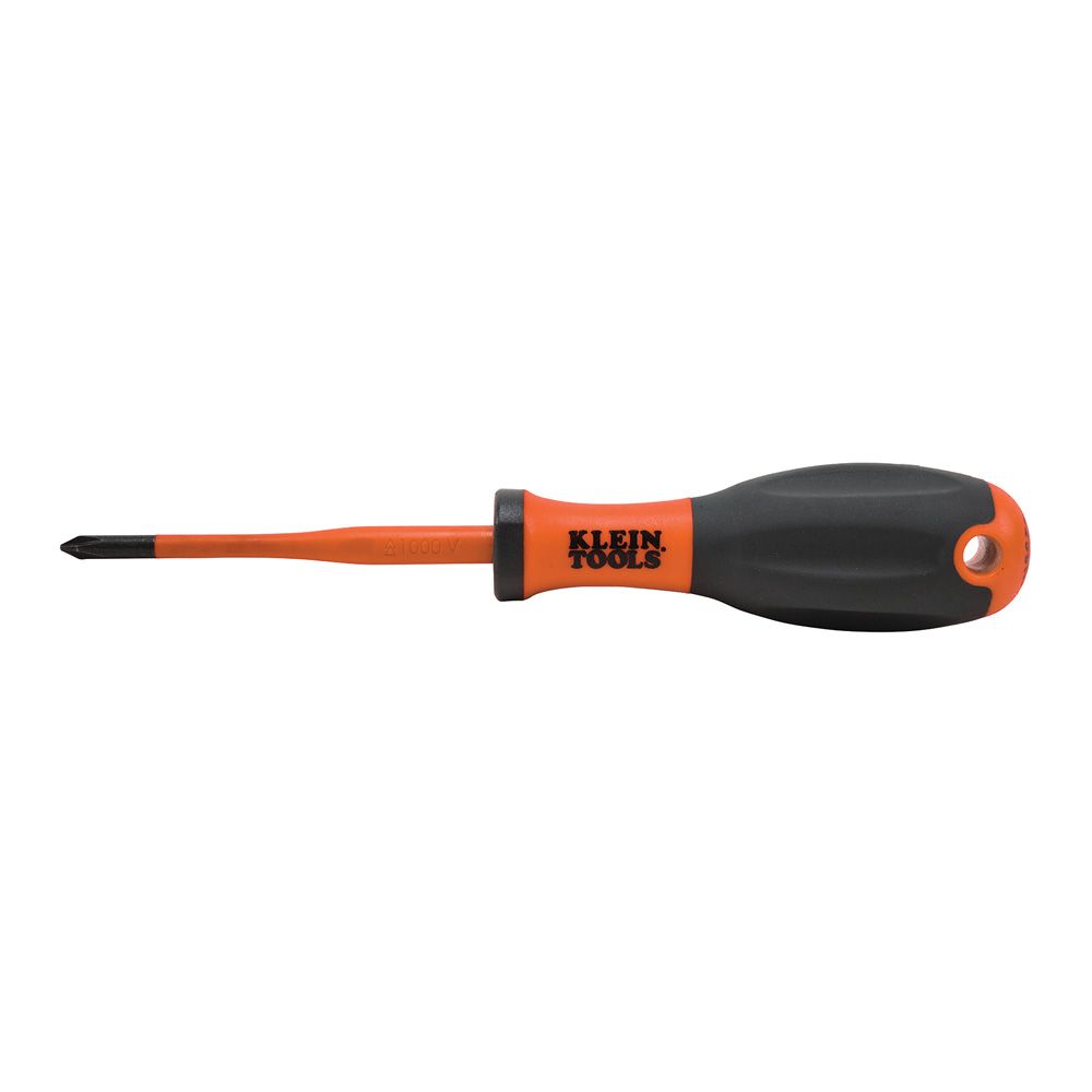Klein Tools Insulated, PH1 Tip, 80 mm Blade VDE/1000V Approved, 180 mm Overall
