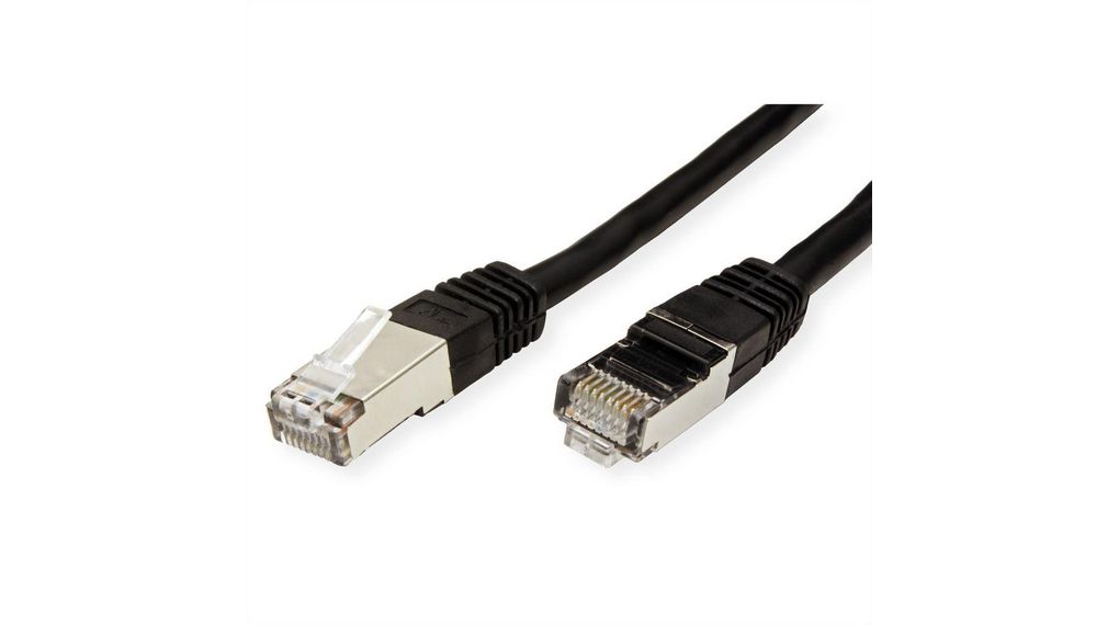 rnd-765-00182 RNDRND 765, 1m Cat6, Black RJ45 to Male RJ45 Male, SF/UTP, Terminated PVC Sheath