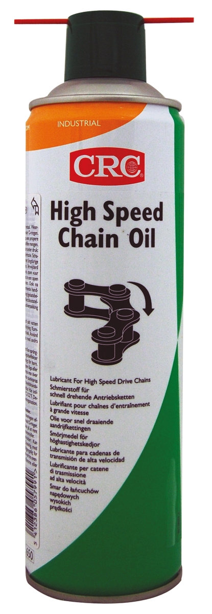CRC HIGH Speed CHAIN OIL Lubricant Hydrocarbon 650 ml / 500 ml Aerosol