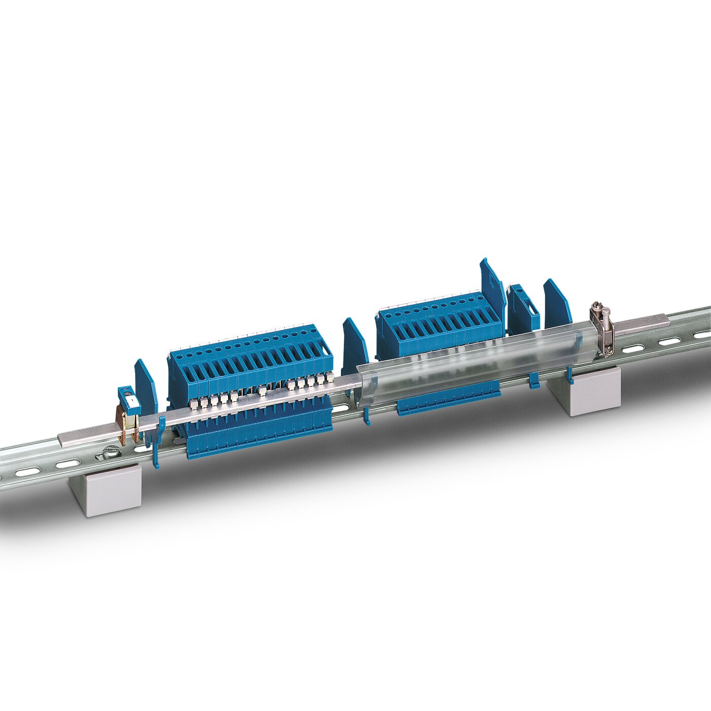3240262 Phoenix Contact Steel Perforated Barrier Strip DIN Rail, 2 m x 30mm x 15 mm