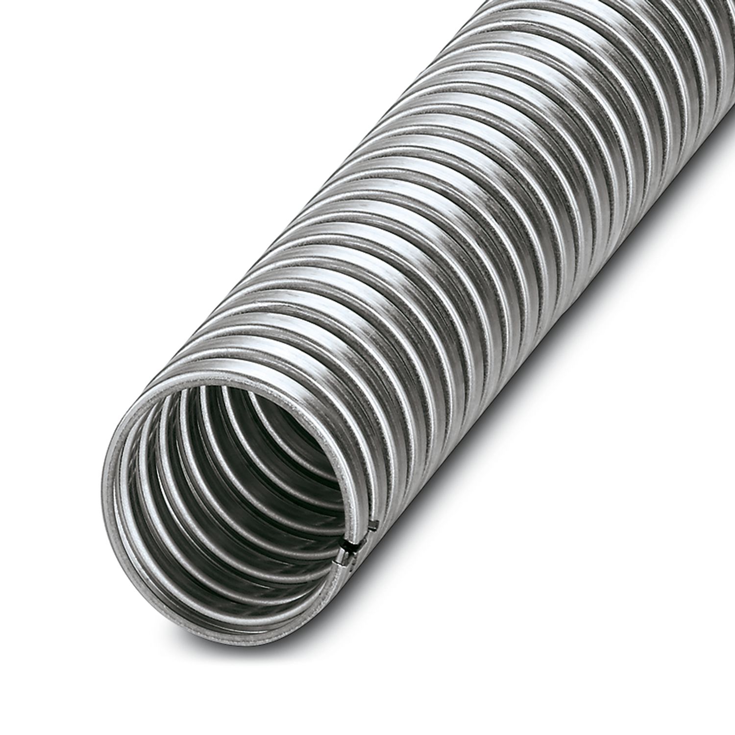 Phoenix Contact 10 m Silver Cable Cover in Galvanised Steel, 31 mm ID