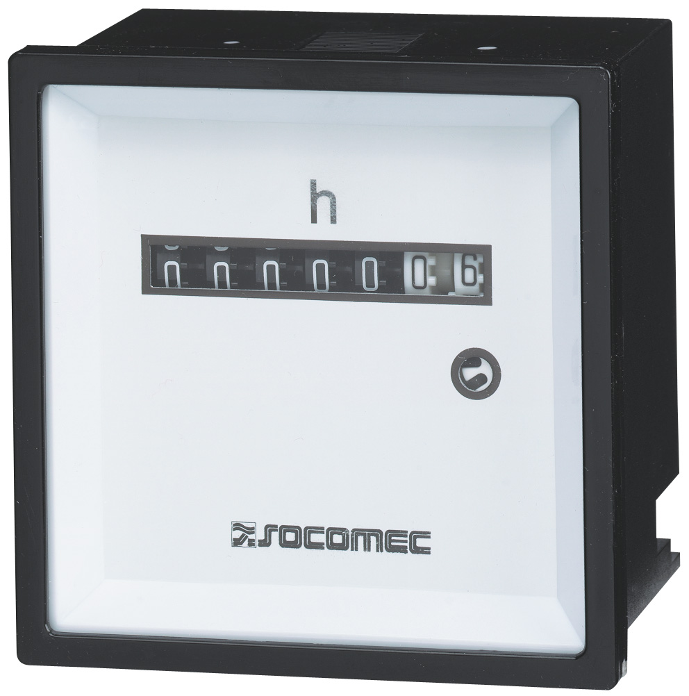 Socomec Counter, 6 Digit Mechanical, 80 → 220 V dc