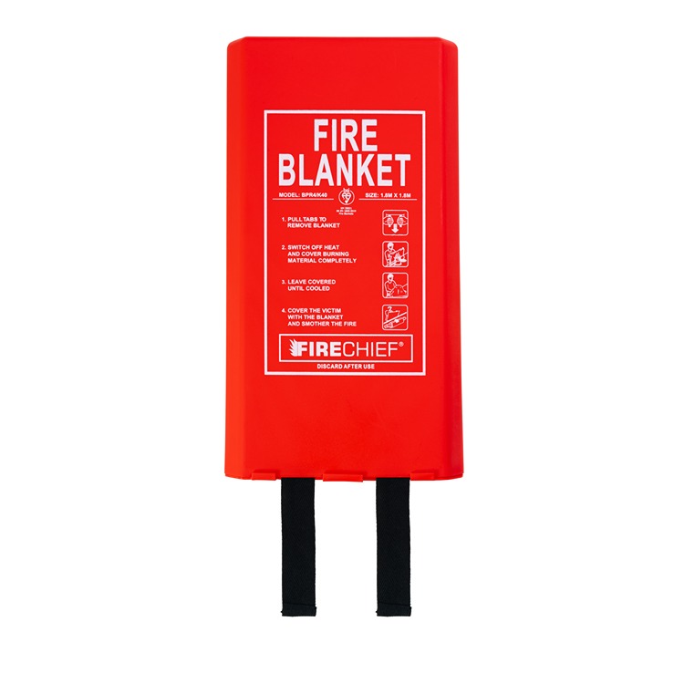RS PRO Fibreglass Plastic Fire Blanket